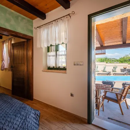 Stone Tea With Pool Villa Posedarje